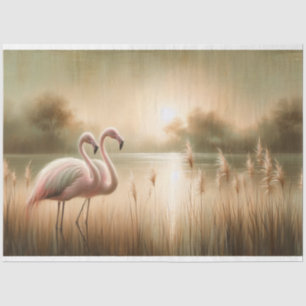 Flamingo Decoupage Tissue paper