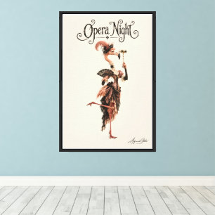 Flamingo Diva Canvas Print