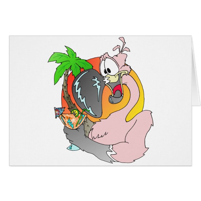 Flamingo Drink (Front Horizontal)