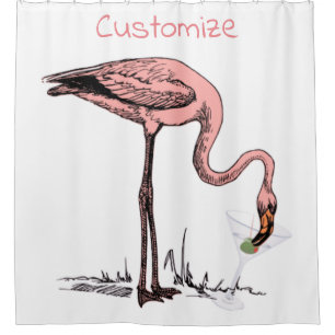 Flamingo Drinking Martini Thunder_Cove