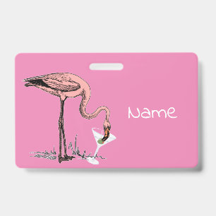 Flamingo Drinking Martini Thunder_Cove Badge