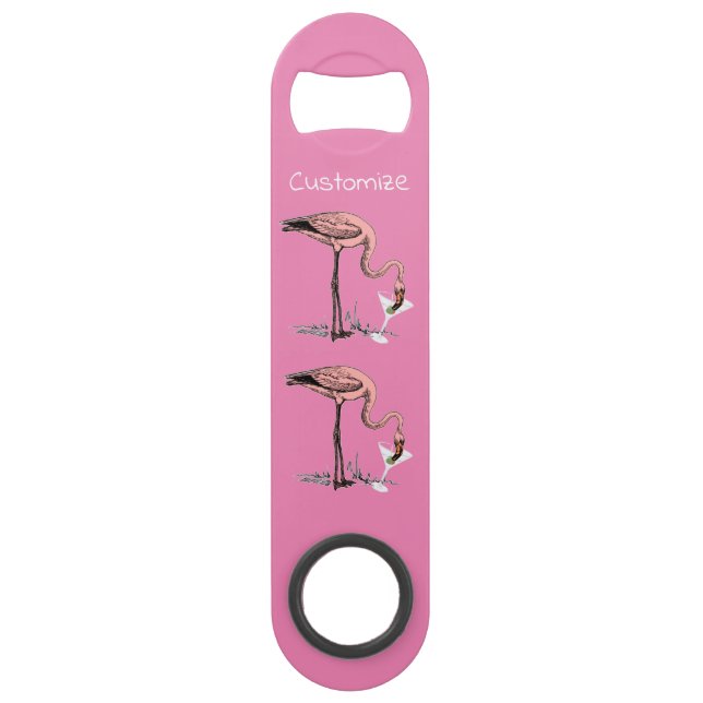 Flamingo Drinking Martini Thunder_Cove  Bar Key (Front)