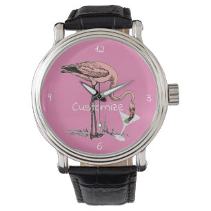 Flamingo Drinking Martini Thunder_Cove Watch