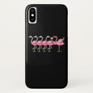 Flamingo drinking wine gift Case-Mate iPhone case
