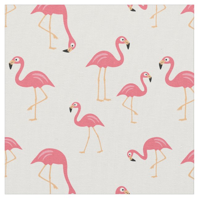 Flamingo Fabric (Close Up)