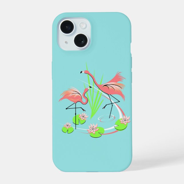 Flamingo Fandango Duo iPhone case (Back)