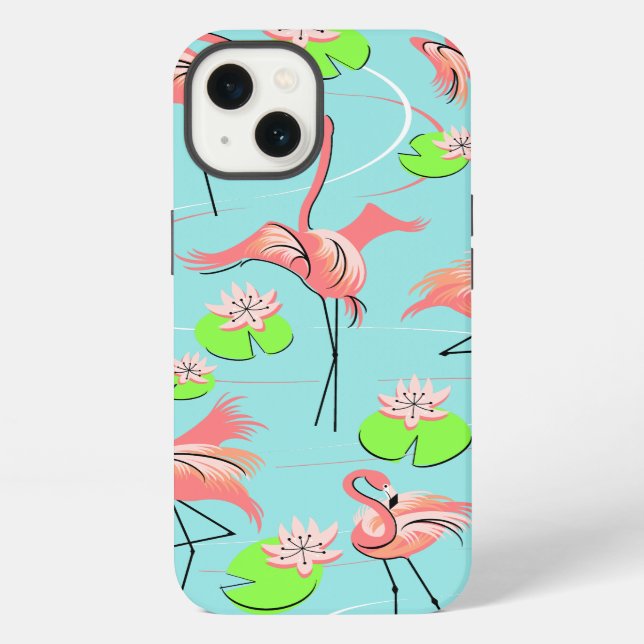 Flamingo Fandango iPad Mini case (Back)