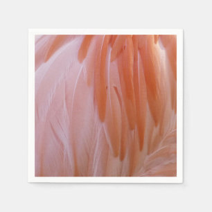 Flamingo Feathers in Shades of Pink Napkin