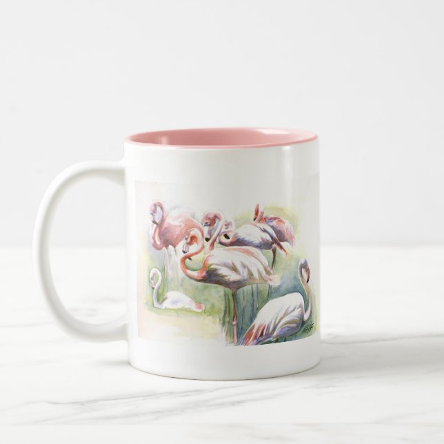 Flamingo Fiesta Mug (Left)
