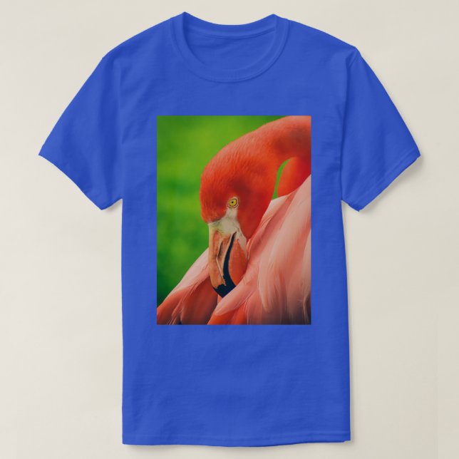 Flamingo Flamenco Long T-Shirt (Design Front)