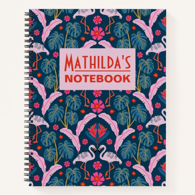 Flamingo Flamenco Notebook (Front)
