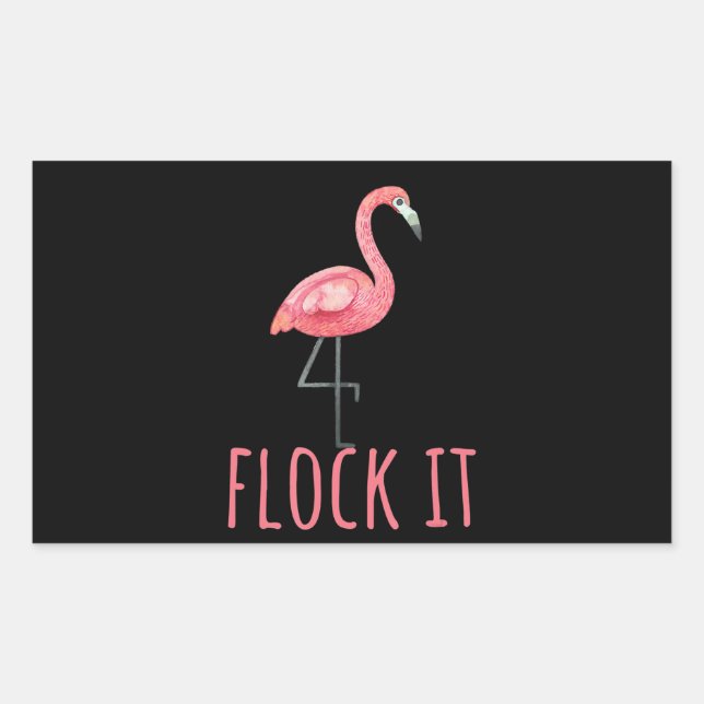 Flamingo | Flamingo  - Flock It Sticker (Front)