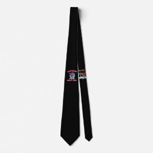Flamingo   Flamingo Skull Crew Halloween Costume Tie