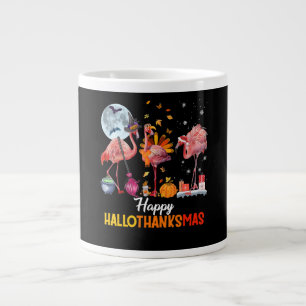 Flamingo Flamingo Thanksgiving Halloween Christmas Large Coffee Mug