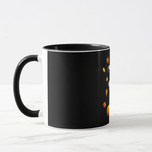 Flamingo | Flamingo Thanksgiving Halloween Mug (Left)