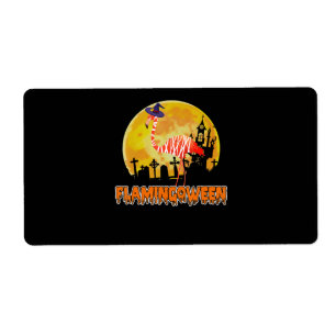 Flamingo   Flamingoween Funny Witch Halloween