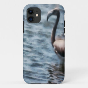 Flamingo Fledgling Watercolor iPhone 11 Case