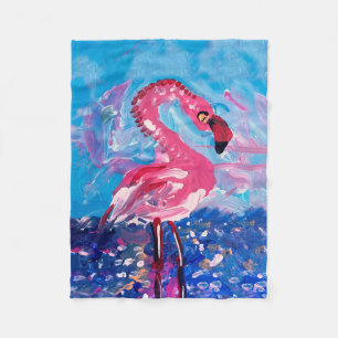 Flamingo Fleece Blanket