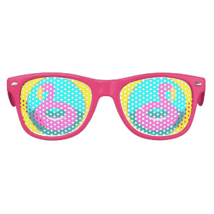 Flamingo Float Beach Lover Summer Pool Party Kids Sunglasses