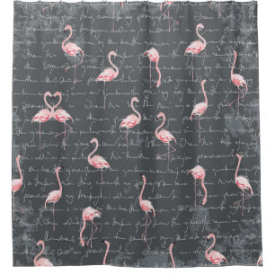 Flamingo Flock: Dark Grey Vintage.