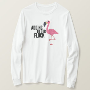 Flamingo Flock Maternity Long Sleeve T-Shirt