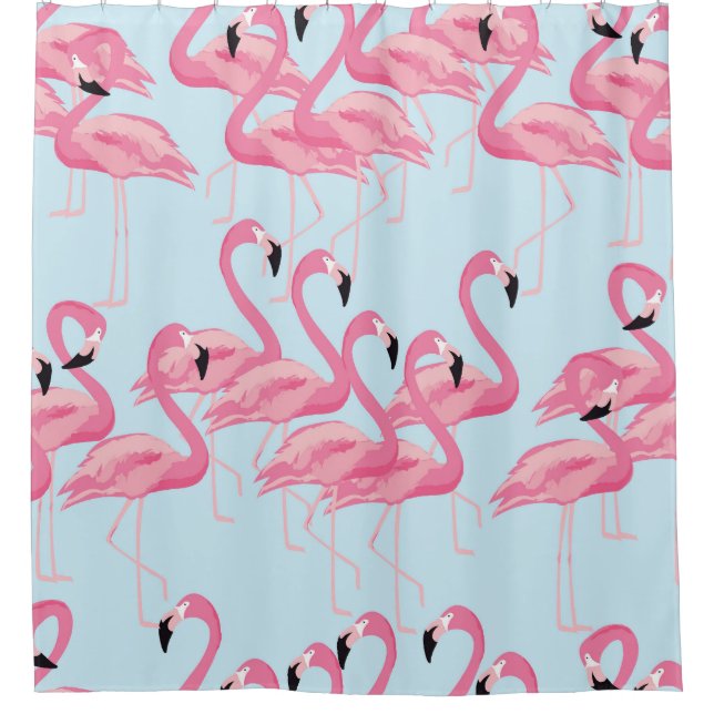 Flamingo Flock: Tropical Vintage Print (Front)
