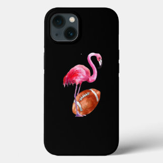 Flamingo Flower Rugby Ball Animal Lover Gift iPhone 13 Case