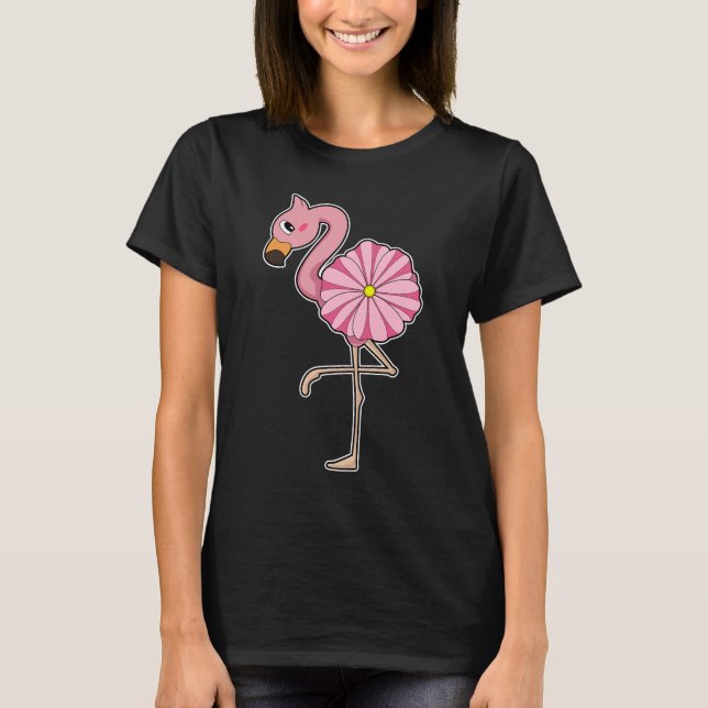 Flamingo Flower T-Shirt (Front)