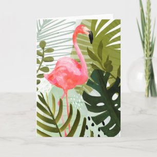Flamingo Forest Card