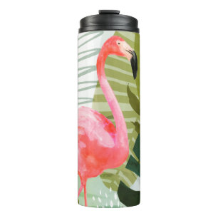 Flamingo Forest Thermal Tumbler