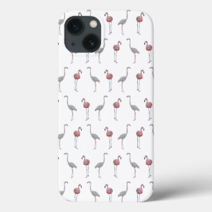 Flamingo Frenzy iPad Case (White)