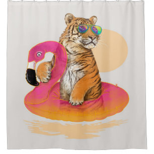 Flamingo   Funny Chillin Flamingo Tiger Friends