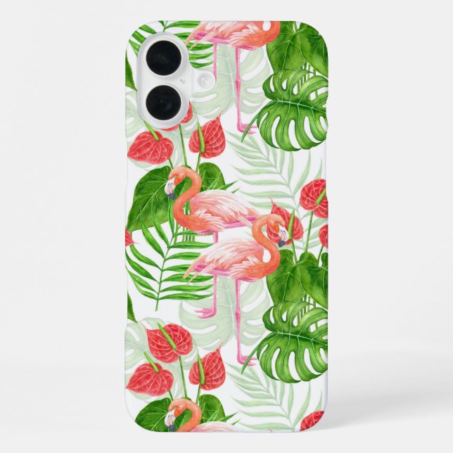 Flamingo garden iPhone case (Back)