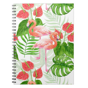Flamingo garden notebook