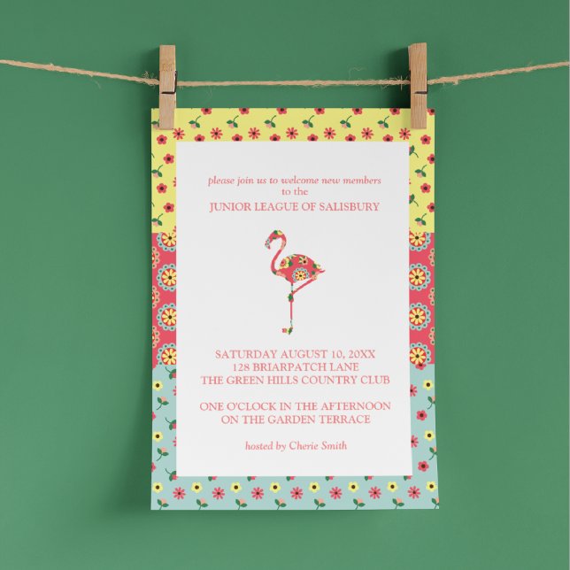 Flamingo Garden Party Invitations (Creator Uploaded)