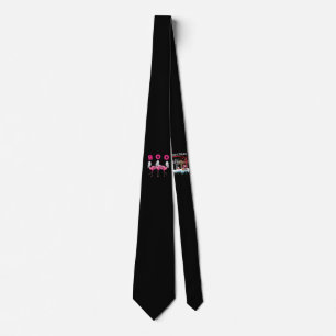 Flamingo   Ghost Flamingo Boo Halloween Costume Tie