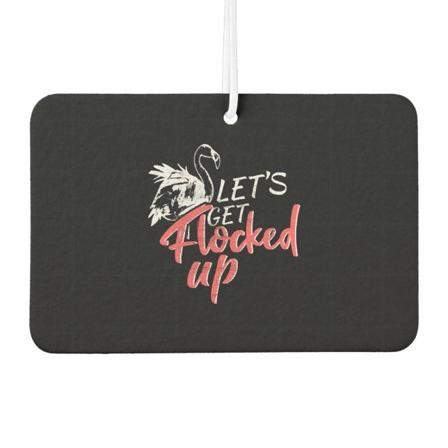 Flamingo Gift Air Freshener (Front)
