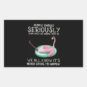 Flamingo Gift People Should Seriously Flamingo Sticker