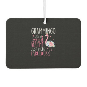 Flamingo Grammingo Like A Normal Grammy Gift Funny Air Freshener
