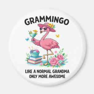 Flamingo Grammingo Like a Normal Grandma Only More Magnet