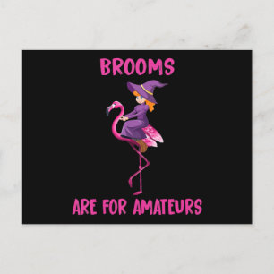 Flamingo   Halloween costume Flamingoween Holiday Postcard