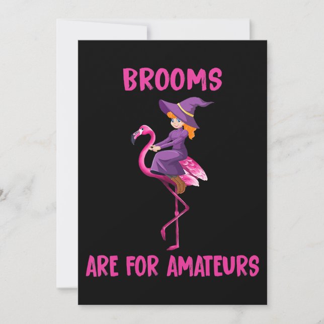 Flamingo | Halloween costume Flamingoween Save The Date (Front)