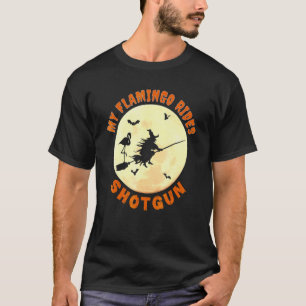 Flamingo Halloween For Birders T-Shirt