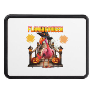 Flamingo Halloween Trailer Hitch Cover