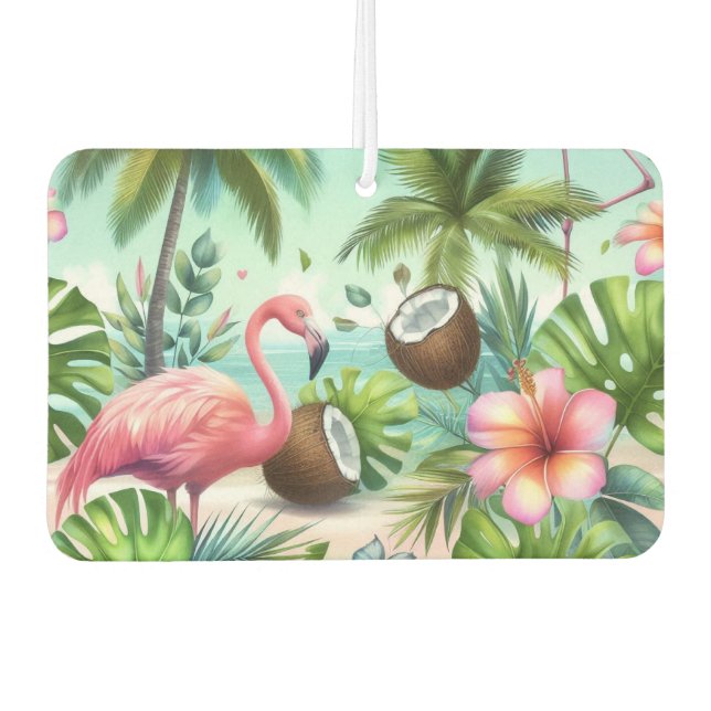 Flamingo Haven Air Freshener (Front)