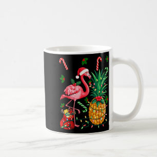 Flamingo Hawaiian Ne Christmas Lights Xmas Coffee Mug