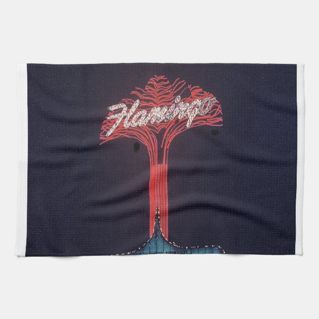 Flamingo Hotel Las Vegas Kitchen Towel (Horizontal)