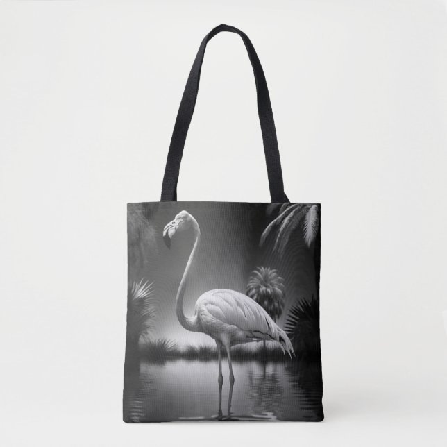 Flamingo in a Pool Tote Bag (Front)