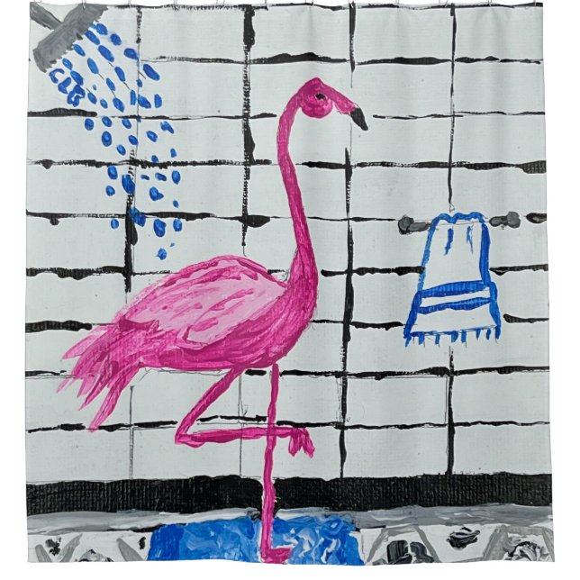 Flamingo in the Shower (Front)