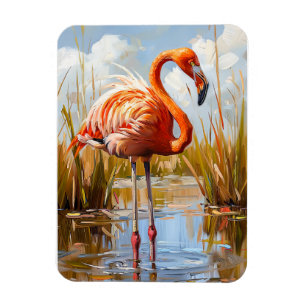 Flamingo in the Wild Magnet